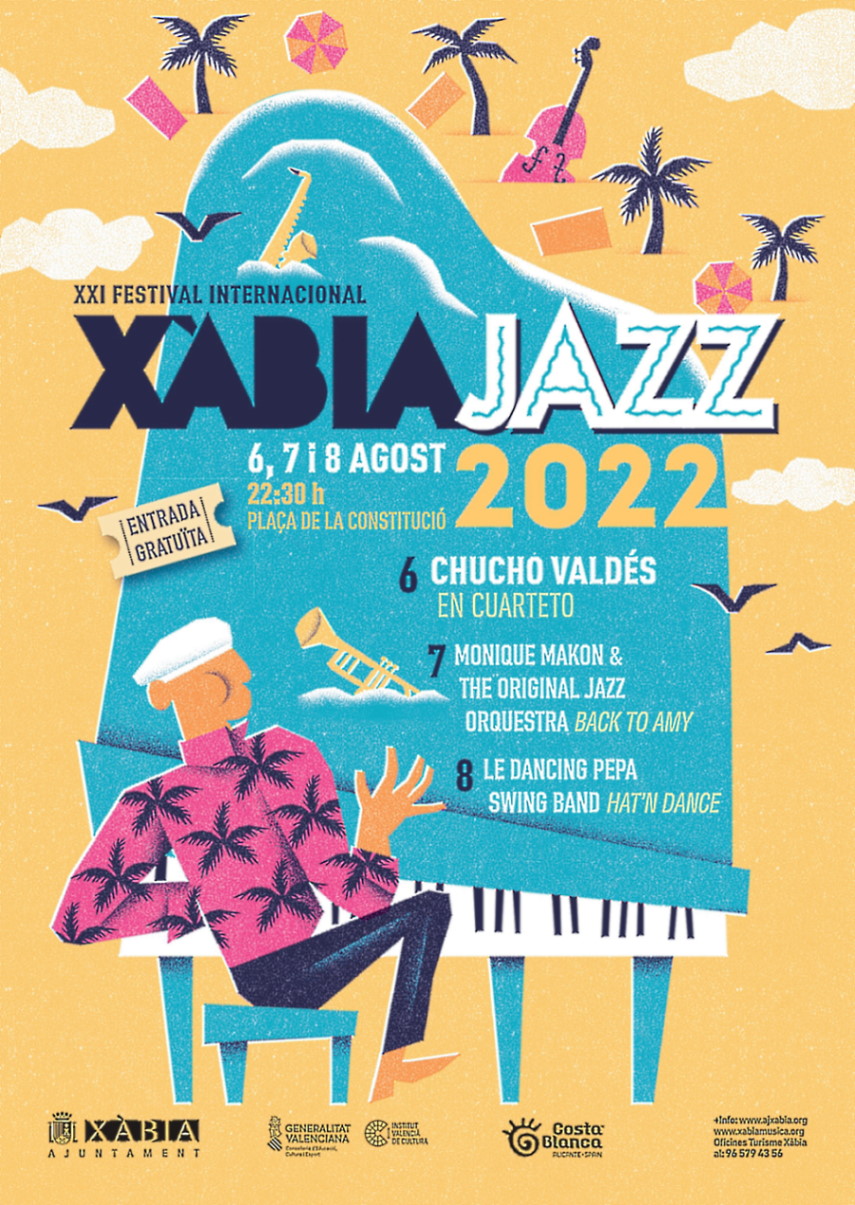 cartel XXI Festival Internacional Xàbia Jazz